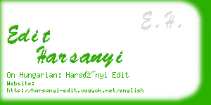 edit harsanyi business card